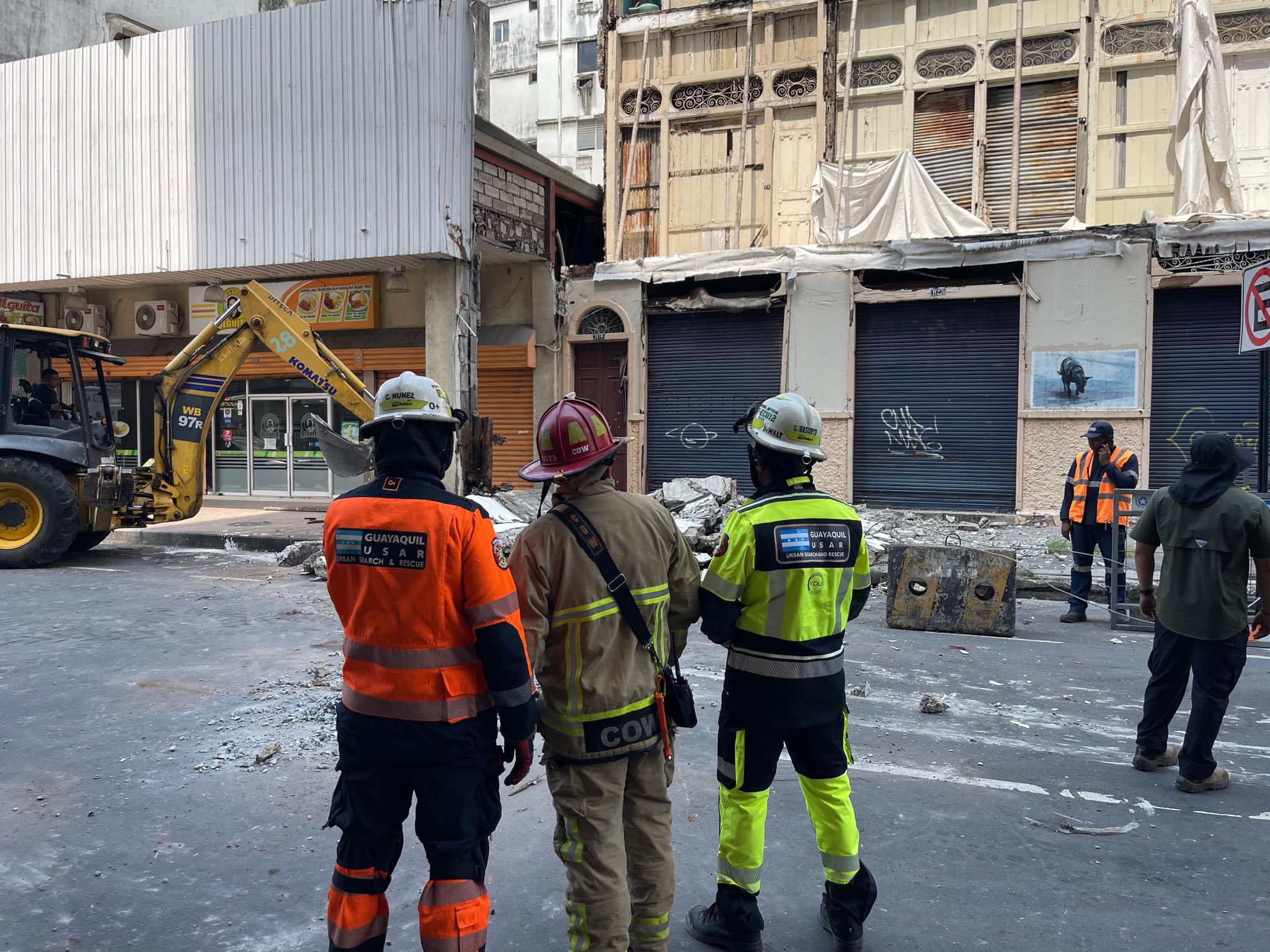 BCBG intervino de forma oportuna ante colapso estructural en Escobedo y 9 de Octubre